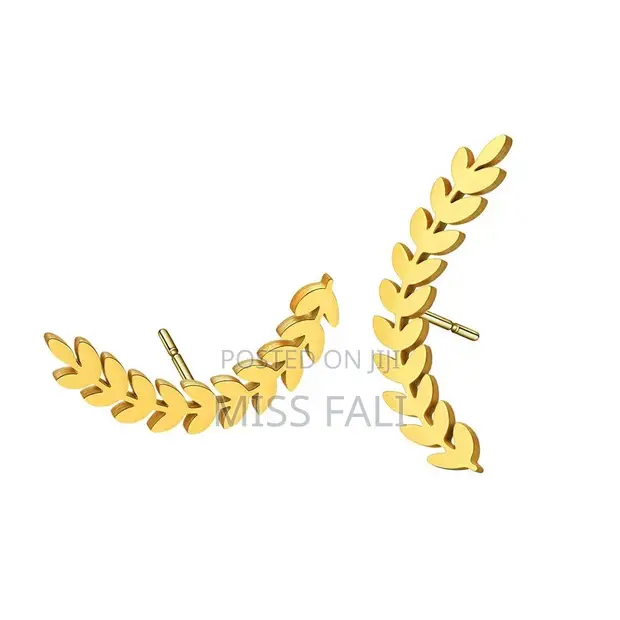 Golden Laurel Ear Climbers - 1