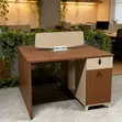 Wood-Mode 2-in-1 Workstation for Office Use - 2