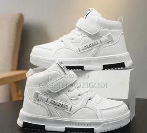 Boys' High-Top Casual Sneakers - Hook-And-Loop