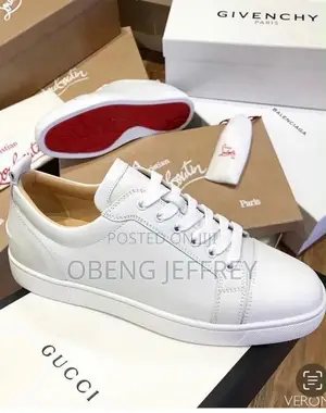 Christian Louboutin Junior Low White Sneakers