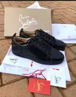 Christian Louboutin Louis Junior All Black Low Sneakers - 1