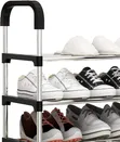 8 Tier Metal Shoe Rack Organizer (Up to 24 Shoes) - 4