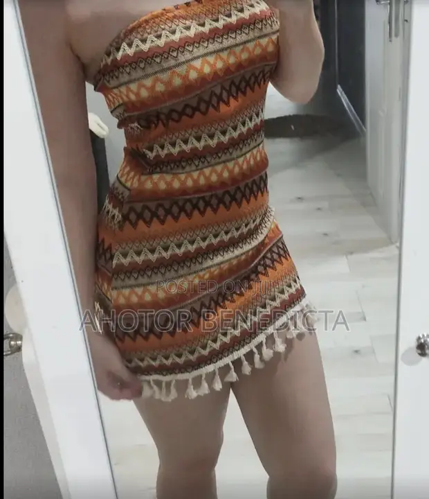 Knitted Beach Dress - One Size - 1