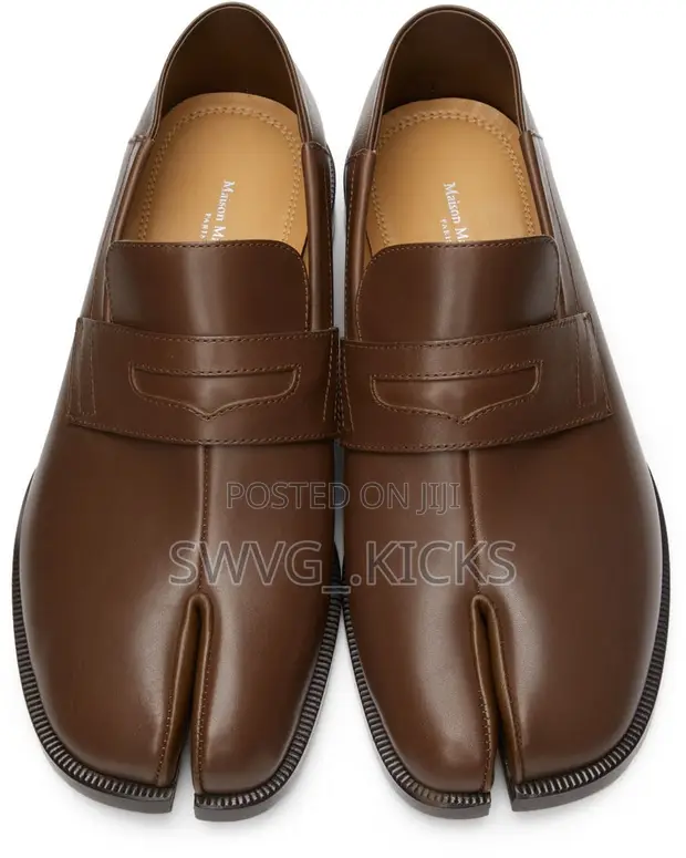 Maison Margiela Tami Leather Loafers - Brown - 1