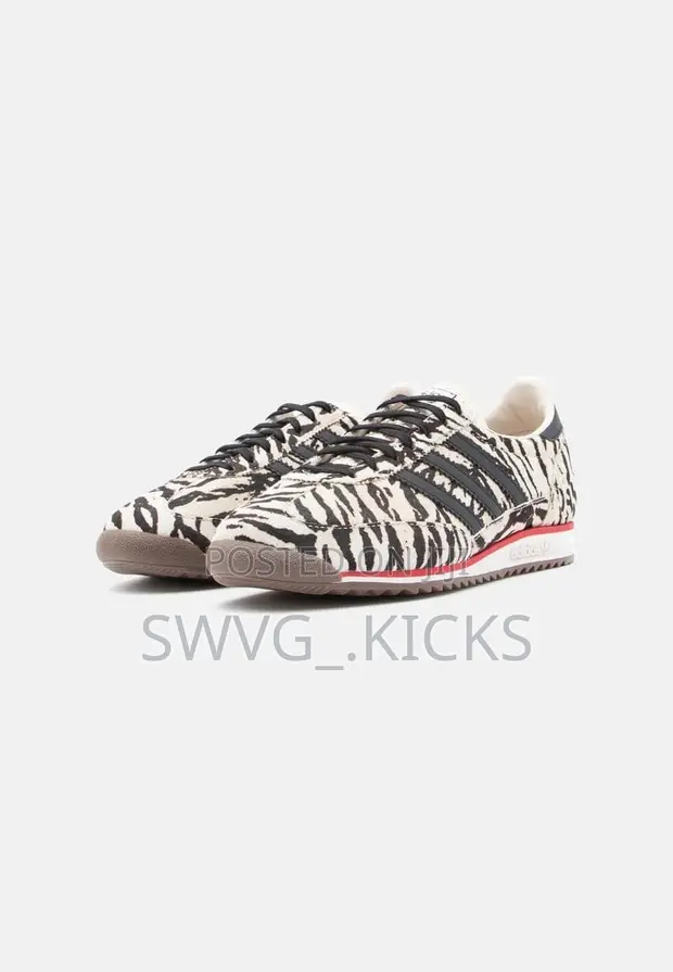 Adidas SL 72 OG Animal Print Leather Sneakers - 1