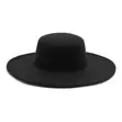 Unisex Fedora Hat - Black - 2