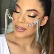 Rhinestone Frameless Eyewear - 1
