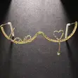 Rhinestone Frameless Eyewear - 4