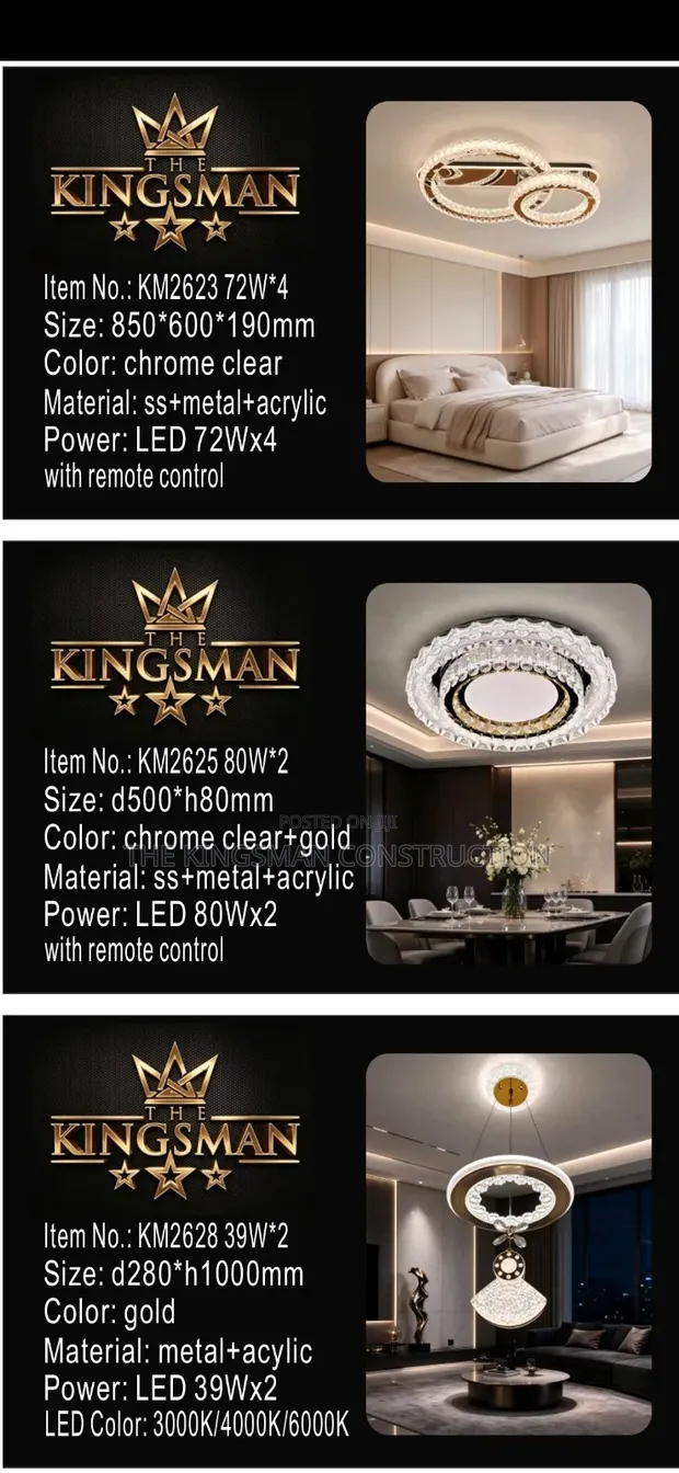 Pendant Light - Various Designs - 1