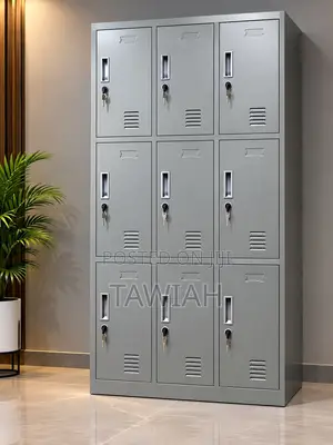 9-Door Metal Staff Locker Cabinet