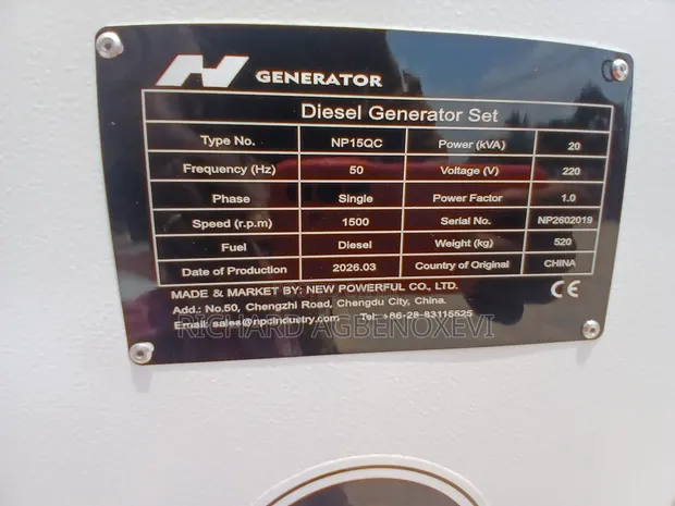 Merlin Gerin 20kVA ISO Silent Diesel Generator with ATS - 1