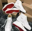 Original Christian Louboutin High-Top Sneakers - White - 3