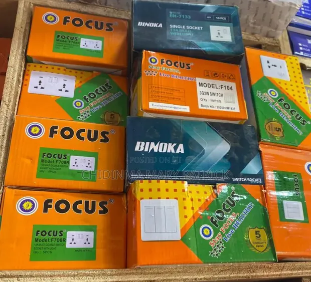 Focus Bimoka Electrical Wall Switches & Sockets - 1