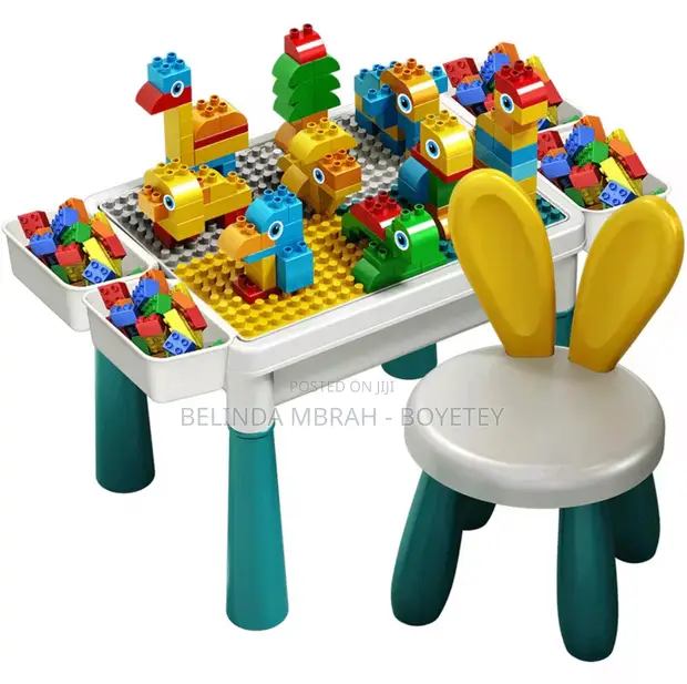 Multifunctional Kids Table and Chair Set - 1
