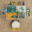 Multifunctional Kids Table and Chair Set - 3