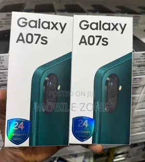 New Samsung Galaxy A07s 64GB Black