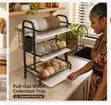 3-Tier Dish Drainer Rack with Removable Trays - 5