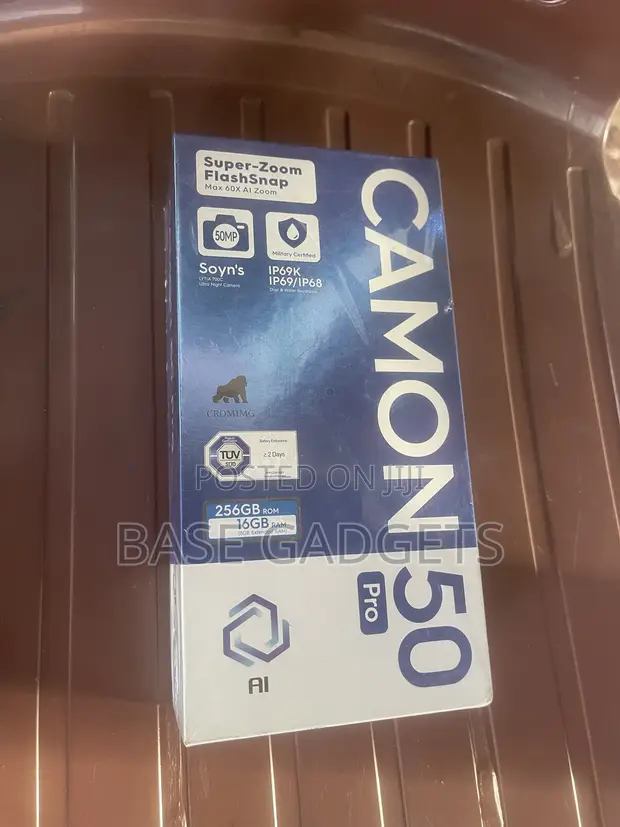 New Tecno Camon 50 Pro 256GB Blue - 1