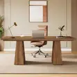 Executive Office Computer Desk with Double Pedestal - 3