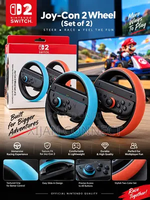 Nintendo Switch 2 Joy-Con 2 Wheel Set - Blue/Red