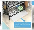 2-Tier Kitchen Rack with Utensil Holder - 3