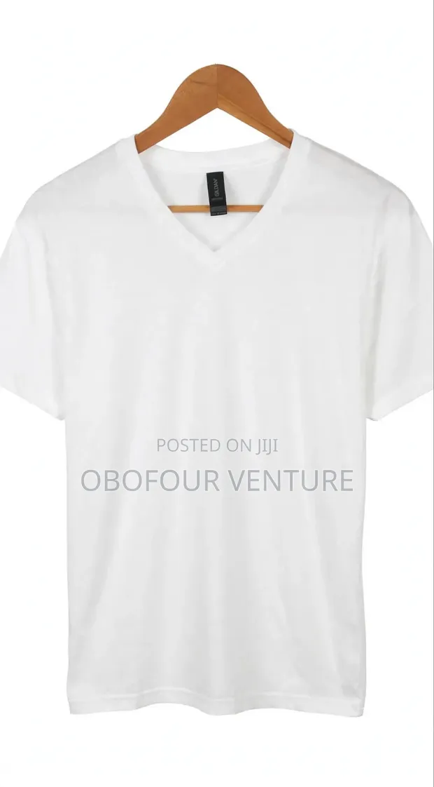 Gildan V-Neck T-Shirts - Quality Cotton - 1