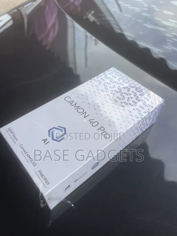New Tecno Camon 40 Pro 5G 256GB Black - 1