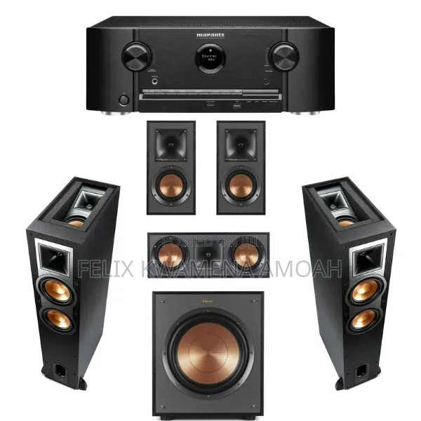 Marantz SR5009 Receiver + Klipsch Reference 5.1 Dolby Atmos Speakers - 1