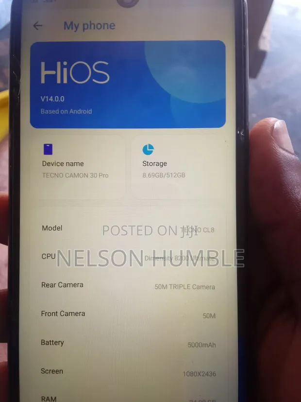 Tecno Camon 30 Pro 5G 512GB Black - 1