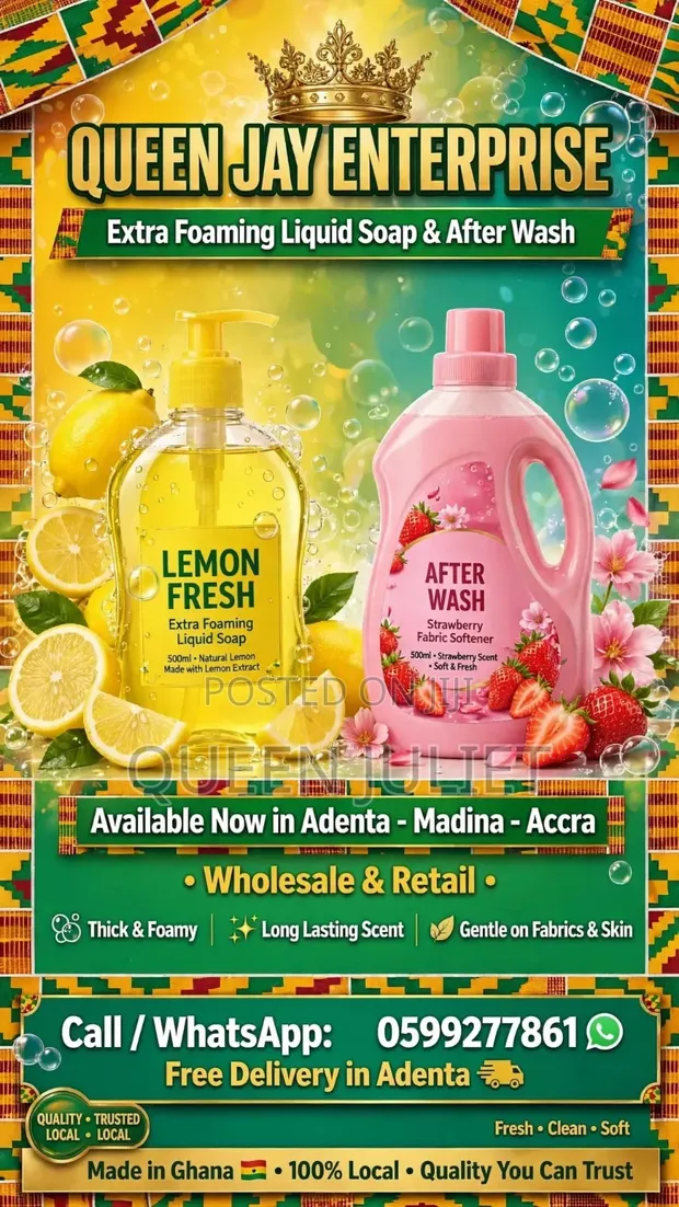 Queen Jay Liquid Soap and After Wash - 1