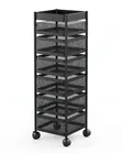 5-Layer Rotating Kitchen Storage Trolley - 2