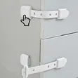 10 Pcs Child Safety Locks for Doors, Fridges, Drawers - 1