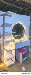 Luxury VIG Furniture Dresser with Shelves and LED Light - 2