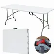 Foldable 6-Seater Plastic Table - 2