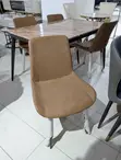 Modern Marble-Design Dining Table Set with 4 Chairs - 2