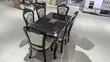 Classic 6-Seater Dining Table Set - Carved Wood - 4