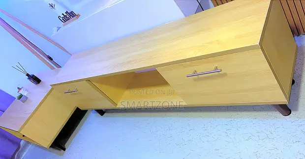 Foreign Wood TV Stand with Center Table - 1