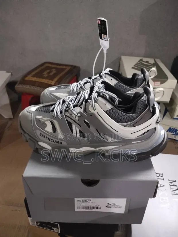 Balenciaga Track Grey White - 1