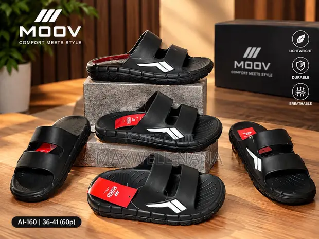Unisex Two-Strap Slippers - Moov - 1