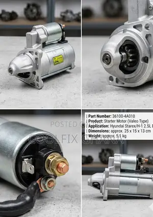 Hyundai Starter Motor for Grand Starex, Porter II, iLoad, iMax, i800