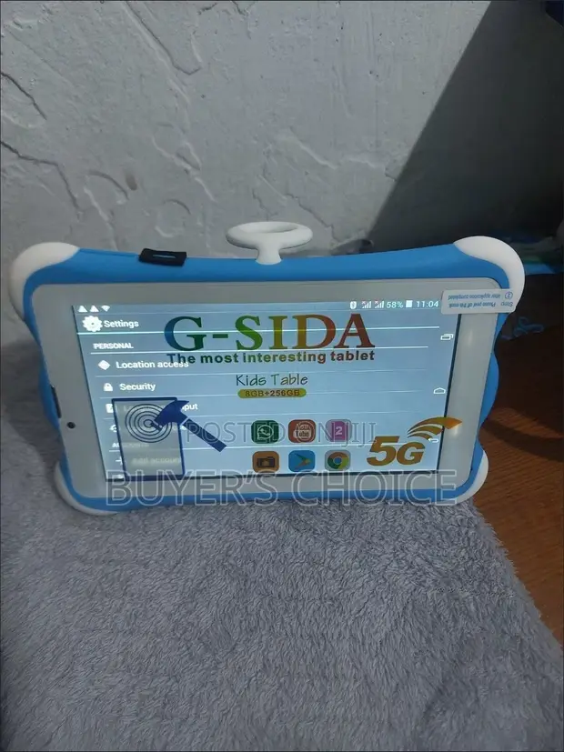 New 256GB Blue Kids Tablet - 1