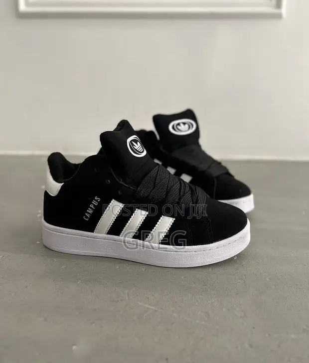 Adidas Campus Sneakers - Black White - 1