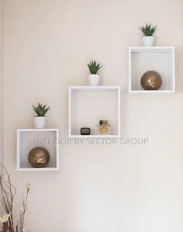 3 Pc Wall Mounted Shelf Set - 1