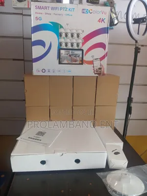 Wireless 8 Channel Smart WiFi CCTV Kit with 4K HD ColorVu Camera