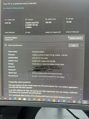 Dell OptiPlex 3070 Desktop Computer - Intel Core i3, 8GB RAM, 128GB SSD