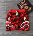 A Bathing Ape Camo Shark Sweat Shorts - 1