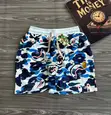 A Bathing Ape Camo Shark Sweat Shorts - 3