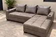 Used L-Shaped Sofa - Taupe/Brown - 3