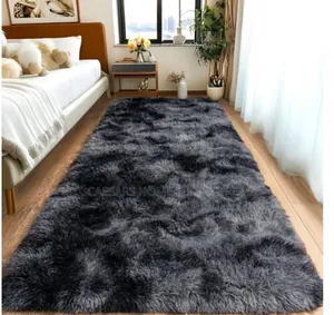 New Grey Fluffy Area Rug (160x60cm)
