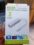 Type-C to LAN Hub with 3-Port USB 3.0 - 1